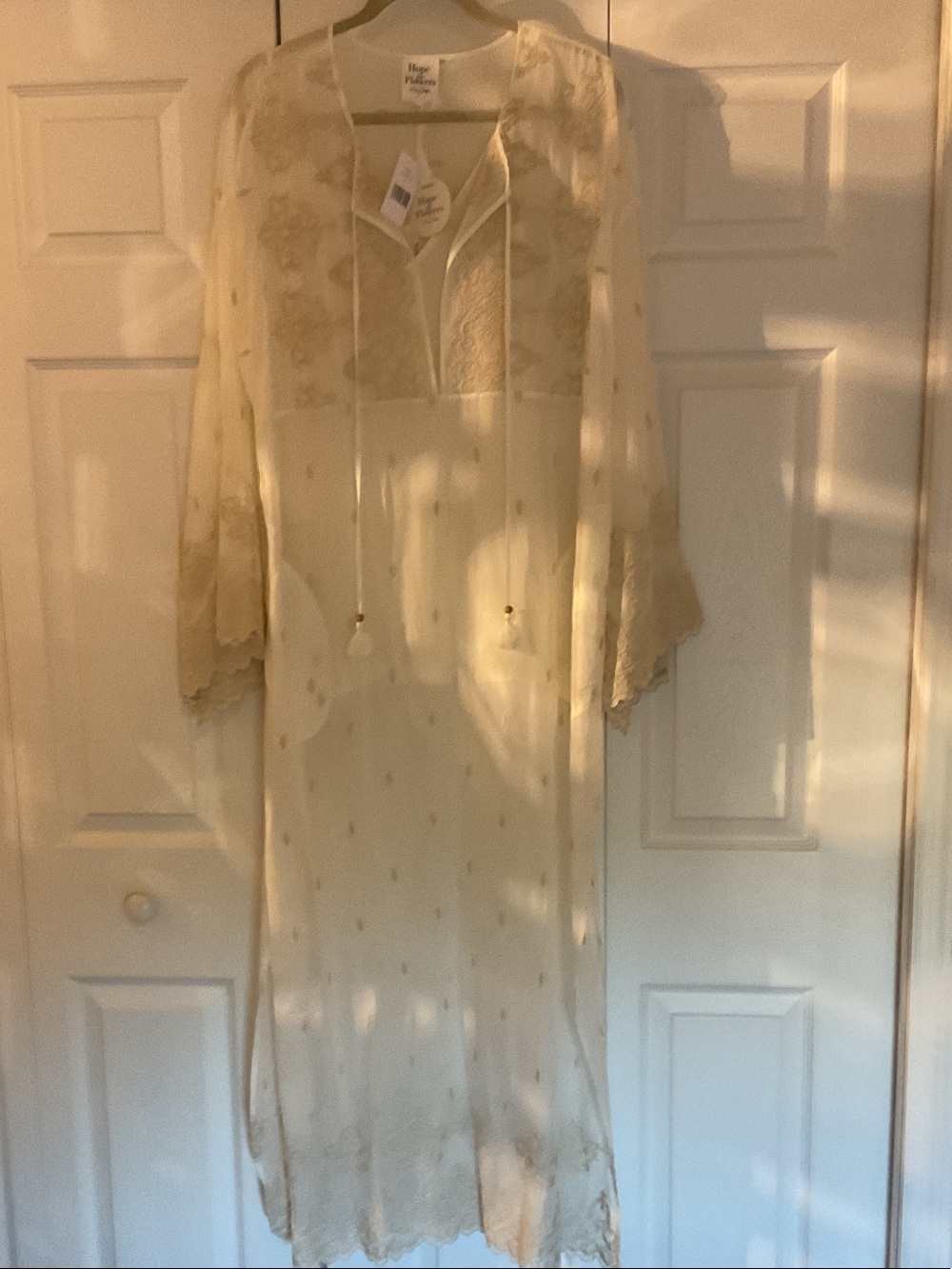 Tracy Reese Cream Floral Maxi Dress